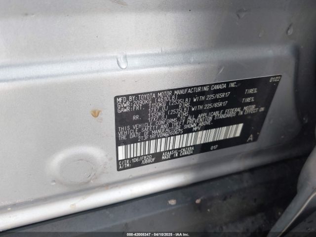 2T3F1RFV0NC260675 Toyota RAV4 LE