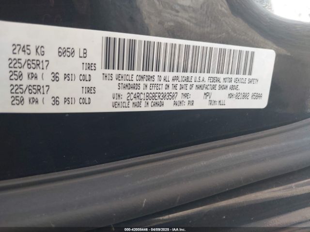2C4RC1BG8ER303507 Chrysler Town & Country Touring