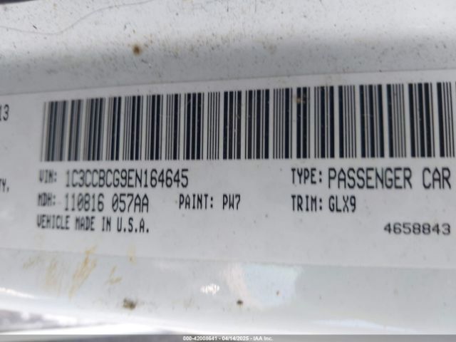 2014 CHRYSLER 200 1C3CCBCG9EN164645 Photo 8