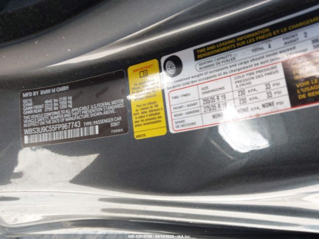 WBS3U9C55FP967743 BMW M4