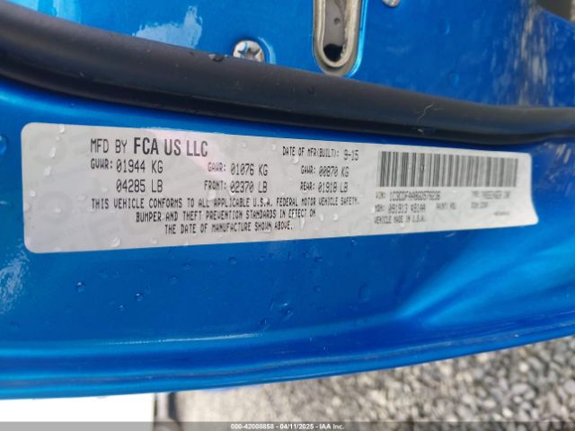 1C3CDFAA8GD578236 Dodge DART SE