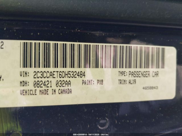 2013 CHRYSLER 300C 2C3CCAET6DH532484 Photo 8