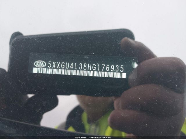 5XXGU4L38HG176935 KIA OPTIMA EX