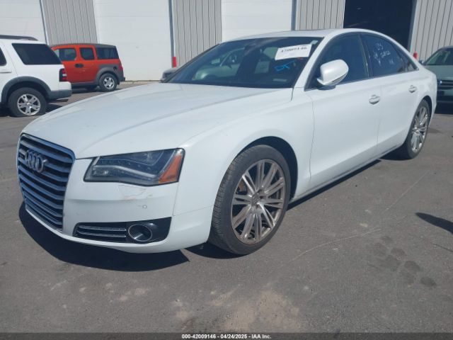 2013 AUDI A8 WAUAGAFD0DN028323 Photo 1