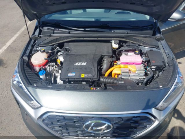 KMHC65LCXNU267107 Hyundai Ioniq Hybrid Blue