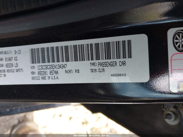 1C3CCBCG5EN134347 Chrysler 200 Limited
