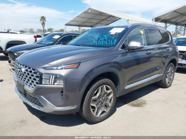 KM8S6DA2XNU016703 Hyundai Santa Fe Plug-in Hybrid Sel Convenience