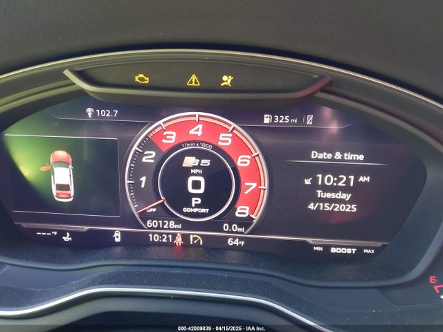 WAUC4CF50KA081064 Audi S5 3.0t Premium