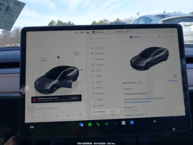 5YJ3E1EAXPF666252 Tesla Model 3 Rear-wheel Drive