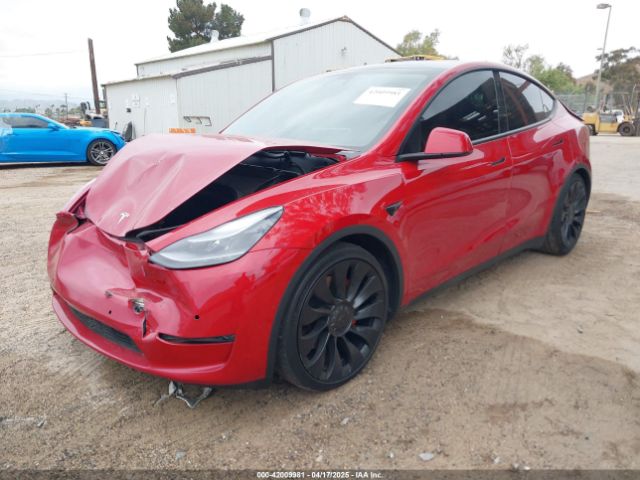 2022 TESLA MODEL Y 7SAYGDEF1NF489572 Photo 1