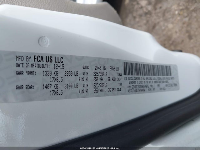 2C4RC1BG9GR254675 Chrysler Town & Country Touring