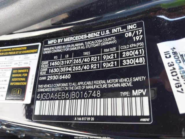 2018 MERCEDES-BENZ AMG GLE 43 4JGDA6EB6JB016748 Photo 8