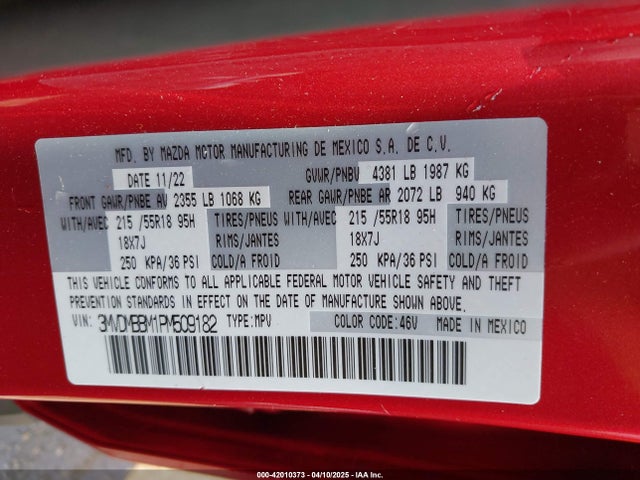 Mazda Cx-30 2.5 S Select 2023 3MVDMBBM1PM509182 Image 9