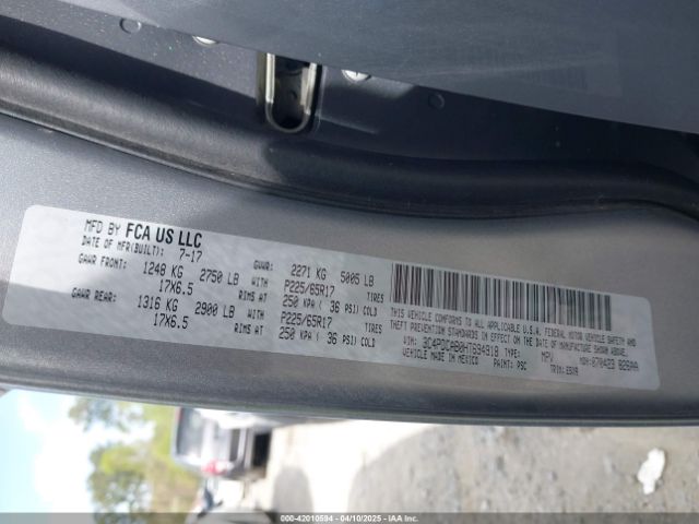 3C4PDCAB0HT694918 Dodge JOURNEY SE