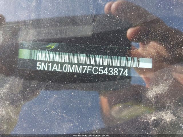 5N1AL0MM7FC543874 Infiniti QX60