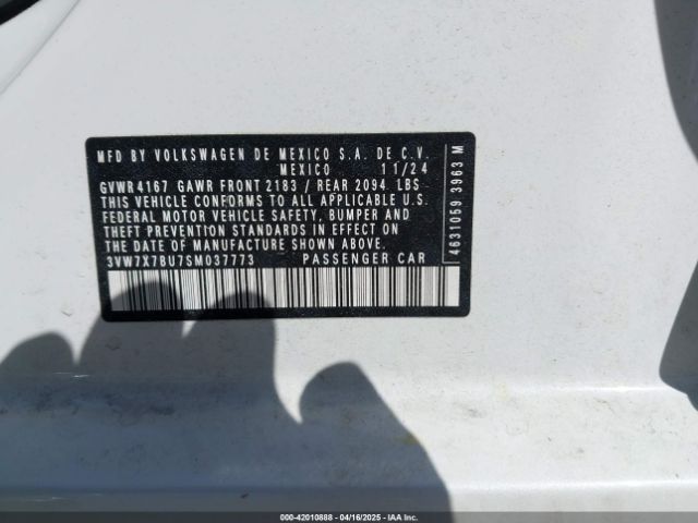 3VW7X7BU7SM037773 Volkswagen Jetta 1.5t Se