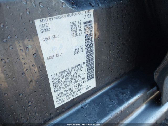 1N4BL4BV8KN328312 Nissan Altima 2.5 S
