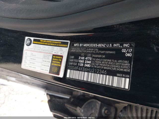 55SWF4KB6HU212346 Mercedes-Benz C 300 4matic/luxury 4matic/sport 4matic