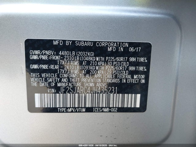 Subaru Forester 2.5i Limited 2018 JF2SJARC4JH435231 Image 9