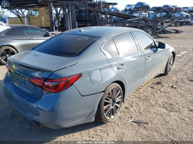 JN1FV7DR9NM390225 Infiniti Q50 Red Sport 400 Awd