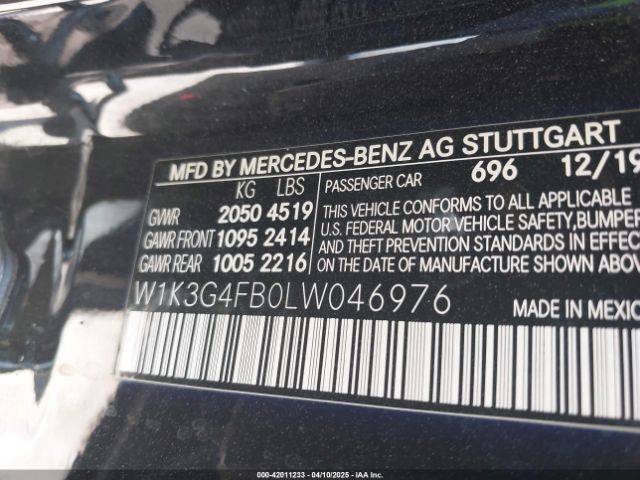 2020 MERCEDES-BENZ A 220 W1K3G4FB0LW046976 Photo 8