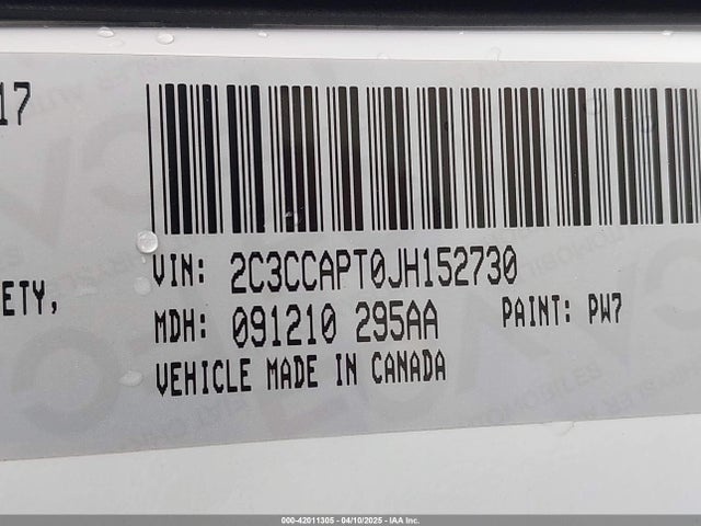 2C3CCAPT0JH152730 Chrysler 300 300c