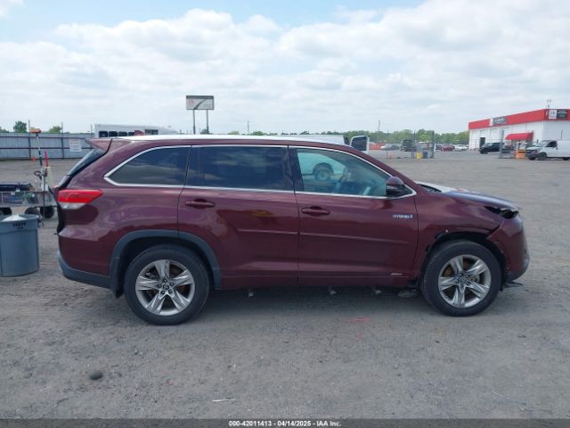 5TDDGRFH7JS046664 Toyota Highlander Hybrid Limited Platinum