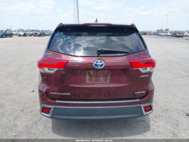 5TDDGRFH7JS046664 Toyota Highlander Hybrid Limited Platinum
