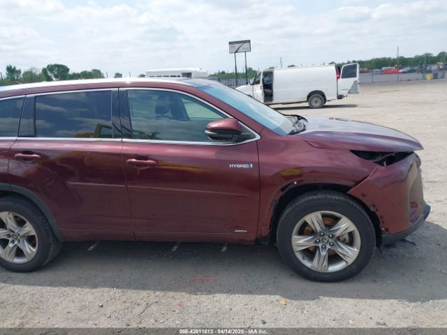 5TDDGRFH7JS046664 Toyota Highlander Hybrid Limited Platinum