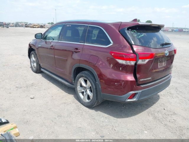 5TDDGRFH7JS046664 Toyota Highlander Hybrid Limited Platinum