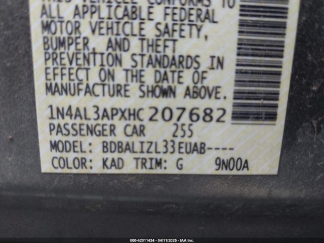 2017 NISSAN ALTIMA 1N4AL3APXHC207682 Photo 8