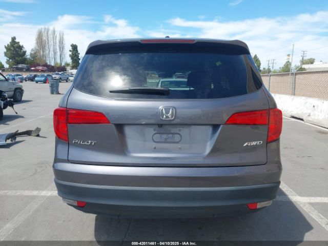 5FNYF6H69GB112112 Honda Pilot Ex-l