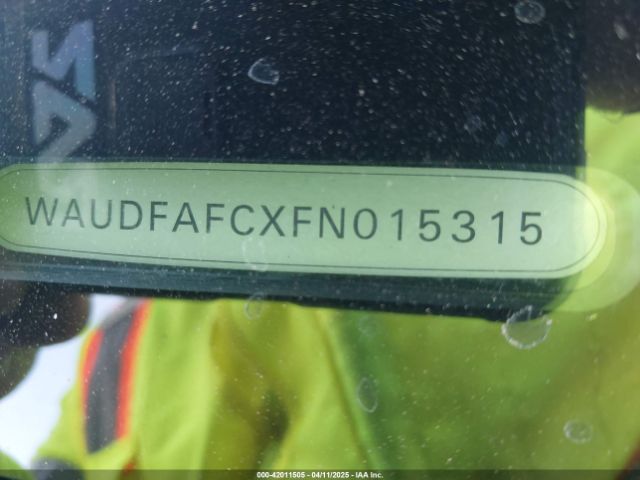 WAUDFAFCXFN015315 Audi A6 2.0t Premium