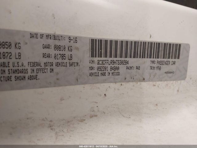 3C3CFFLR9HT530284 Fiat 500c Pop