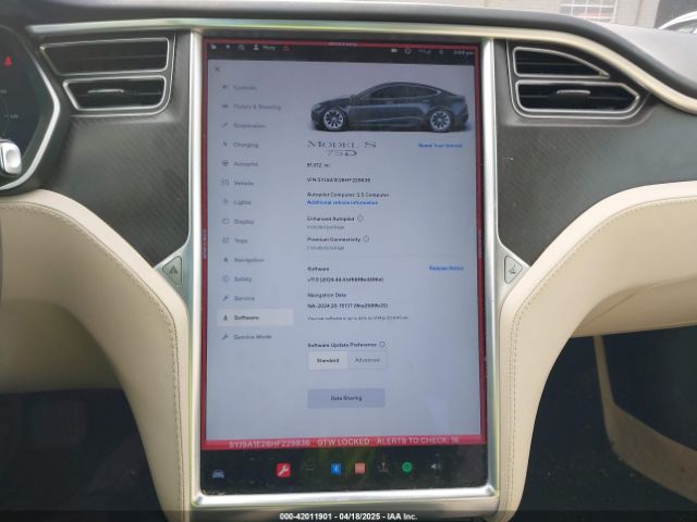 5YJSA1E28HF229836 Tesla MODEL S