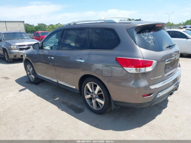 5N1AR2MN2EC685941 Nissan Pathfinder Platinum