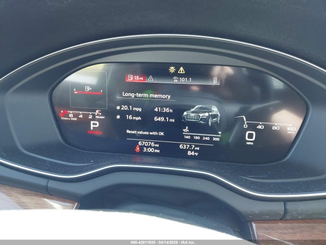 WA1EAAFY0N2112616 Audi Q5 Premium Plus 45 Tfsi S Line Quattro S Tronic
