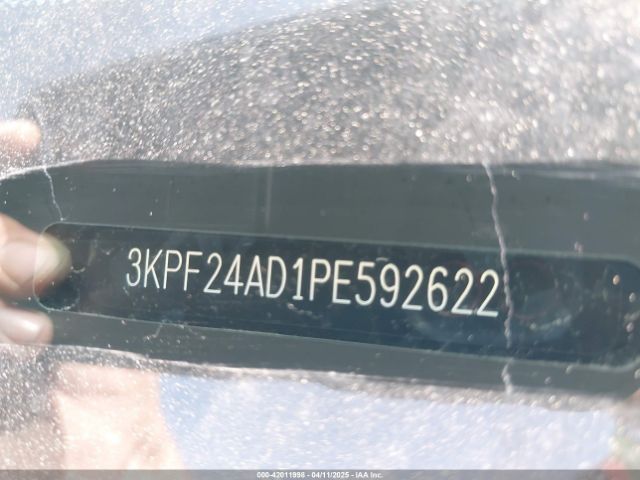 3KPF24AD1PE592622 KIA Forte Lxs