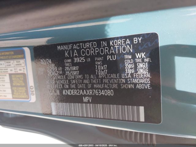 KNDER2AAXR7634080 KIA SELTOS EX