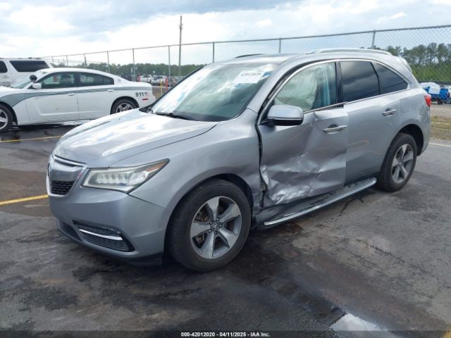 2016 ACURA MDX 5FRYD3H21GB009055 Photo 1