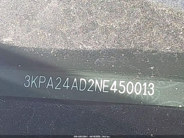 3KPA24AD2NE450013 KIA RIO S