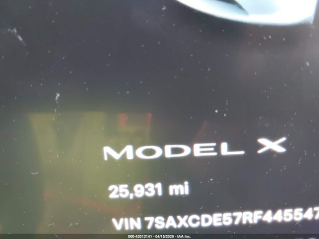 7SAXCDE57RF445547 Tesla Model X Long Range