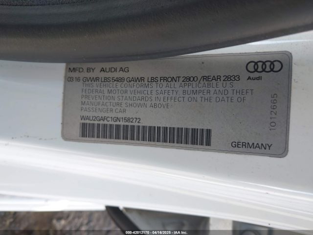 2016 AUDI A7 WAU2GAFC1GN158272 Photo 8