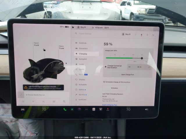 5YJ3E1EA0MF083846 Tesla Model 3 Standard Range Plus Rear-wheel Drive