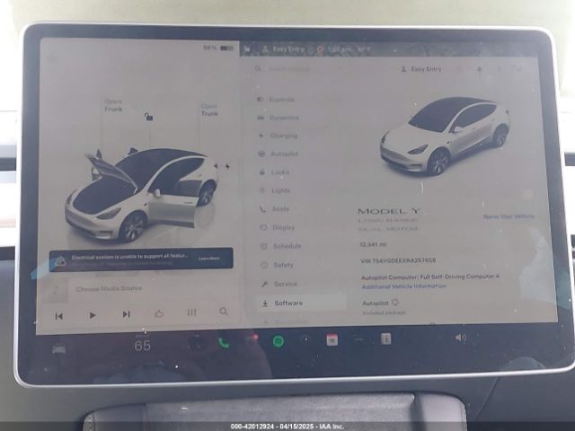 7SAYGDEEXRA257658 Tesla Model Y Long Range Dual Motor All-wheel Drive