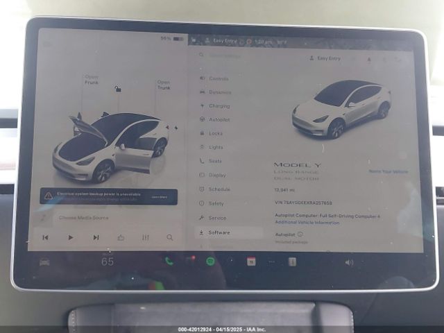 7SAYGDEEXRA257658 Tesla Model Y Long Range Dual Motor All-wheel Drive