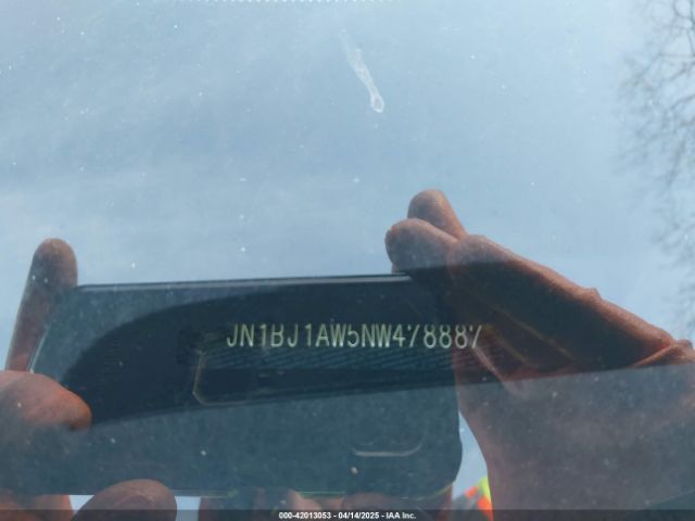 JN1BJ1AW5NW478887 Nissan Rogue Sport S Awd Xtronic Cvt
