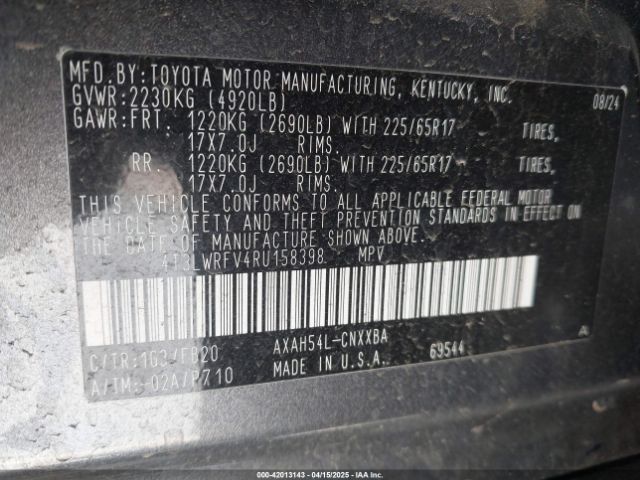 2024 TOYOTA RAV4 HYBRID 4T3LWRFV4RU158398 Photo 8