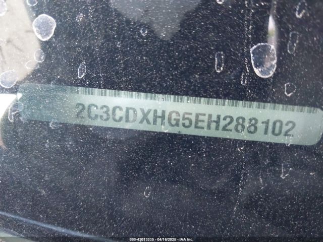 2C3CDXHG5EH288102 Dodge Charger Sxt