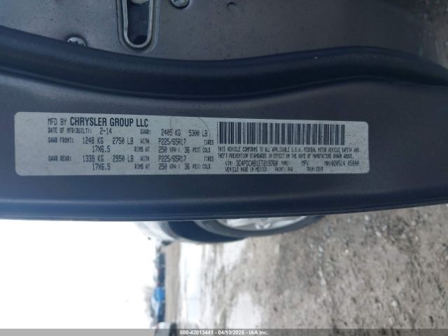 3C4PDCAB1ET219760 Dodge Journey American Value Pkg